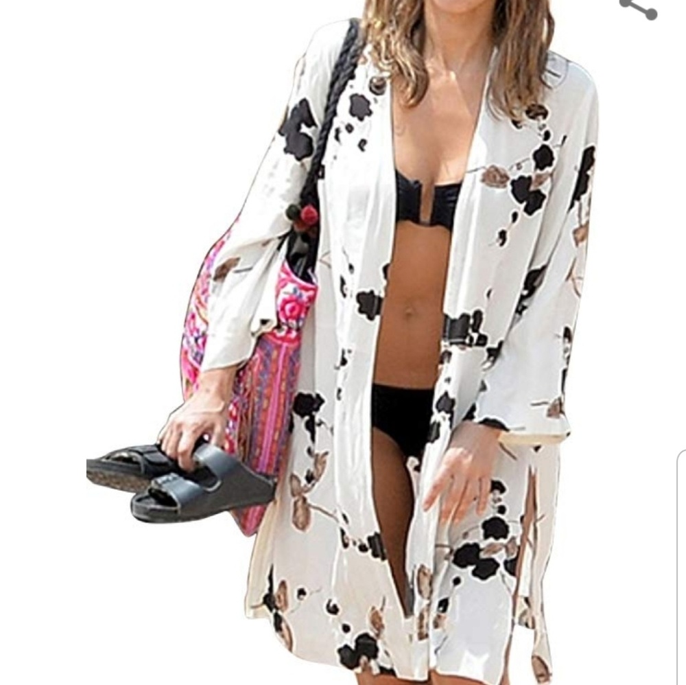 Swim Coverup Kimono Cardigan